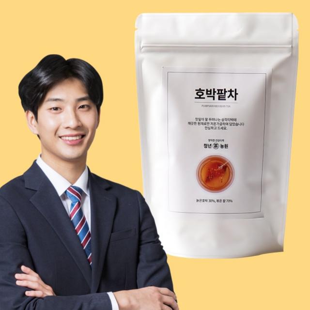 청년농원 저온가공 호박팥차 삼각티백, 1.5g, 50개