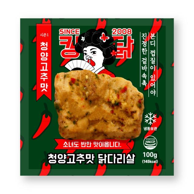 [킹닭]청양고추맛 닭다리살 100g x 10팩