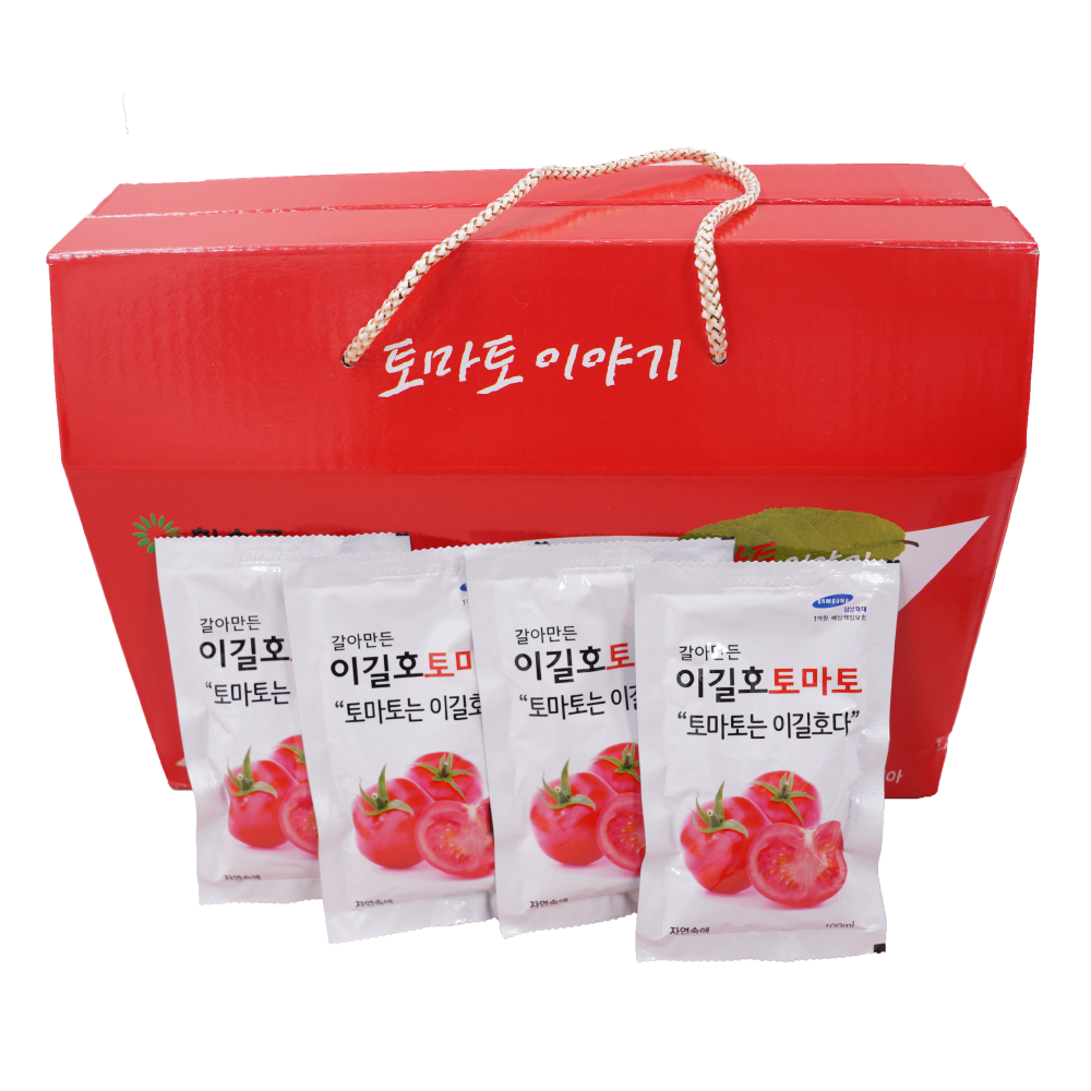 빨갛게익혀서딴 완숙 토마토즙 100%