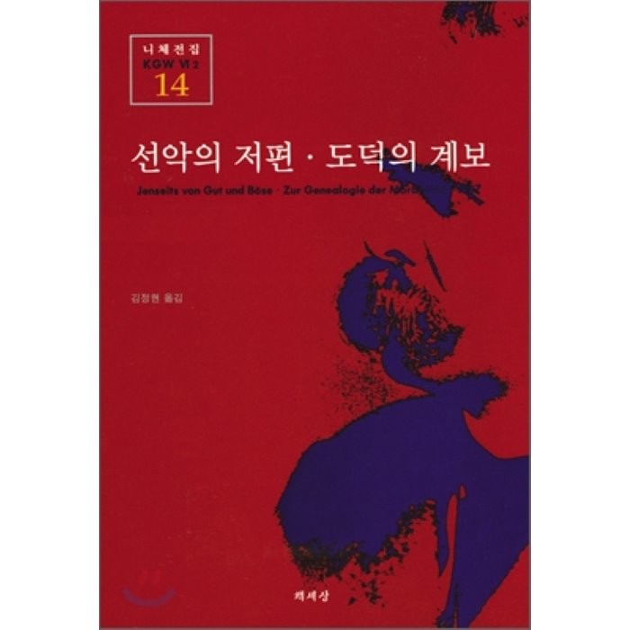 선악의 저편 도덕의 계보, 책세상