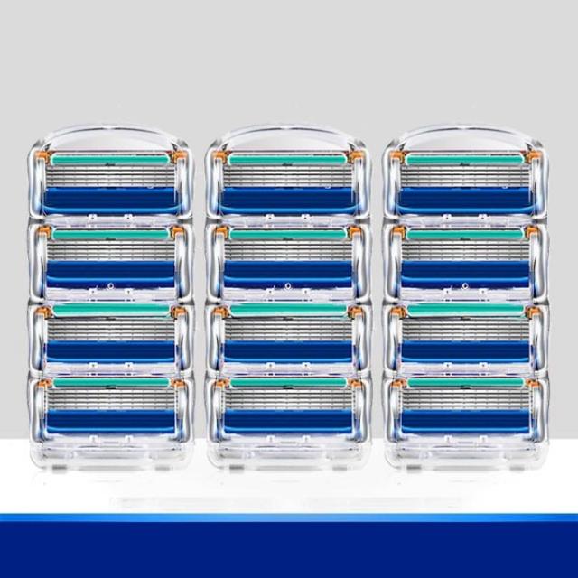 질레트 퓨전 호환용 면도날 / 퓨전 파워 프로글라이드 프로글라이드 파워 호환용 / 3팩(12개입)
