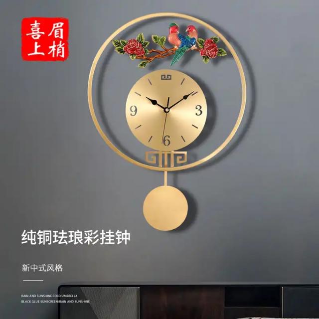 독일 무브먼트 싱글벙글이다 신 중국식 순 동 핸드메이드 만들다 소음방지 정확 우의 아름답다, 기타 싱글벙글이다 붙이는시계 1건 -법랑채