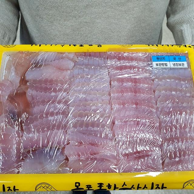 빛고을장터 국내산 목포 홍어 홍어회 500g 1kg 암치, 1box, 03. 홍어강함(2개월이상 숙성)500g