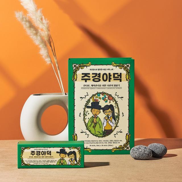 주경야덕 10ml x 30포 발효 6년근더덕 30일 수험생영양제 선물 컨디션 체력관리, 1개