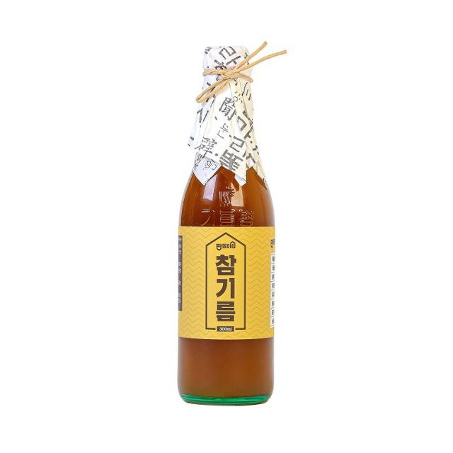 방앗간 참기름 통참깨 100% 350ml 짠돌이집, 1병, 350ml