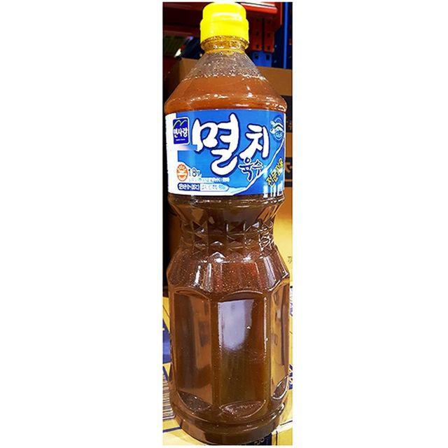 업소용 대형 음식점 식당 식자재 재료 멸치육수 1.8L 냉동대파 우동국물 쯔유 닭다리살 가공식품, 1개