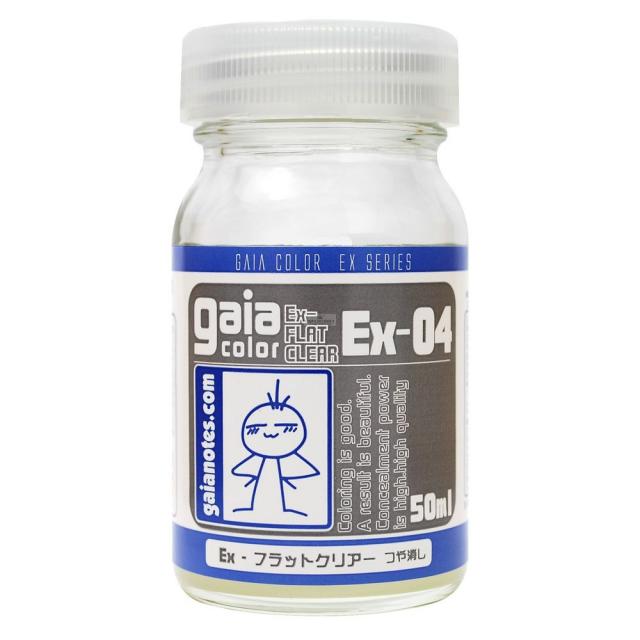 exponet_엑스포몰_(gaia_EX-04) EX-플랫 클리어 50ml 모델링도료 조립용도료 모형공구도료 프라모델도료 프라모델용도료 모형도료 락카 무광도_exponet_엑스포마켓, 옵션픽_아카데미니퍼(일반형)