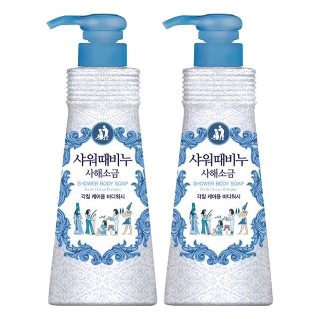 무궁화 샤워때비누 사해소금 바디솝 900ml X 2개