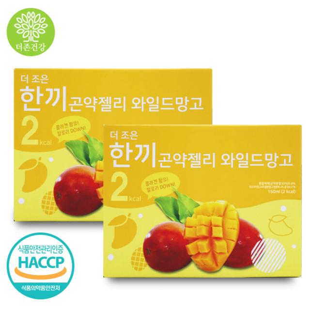 더존건강 한끼곤약젤리 와일드망고 150ml 10팩 2박스, 1500ml