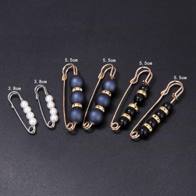 노출방지 버클 치마 웨이스트 빅 고치다 숏 신기 바지 허리보정 브로치 조절 가디건 고정 클램프 자 여성 4794764114, 2# 콤비네이션 (6개입 )