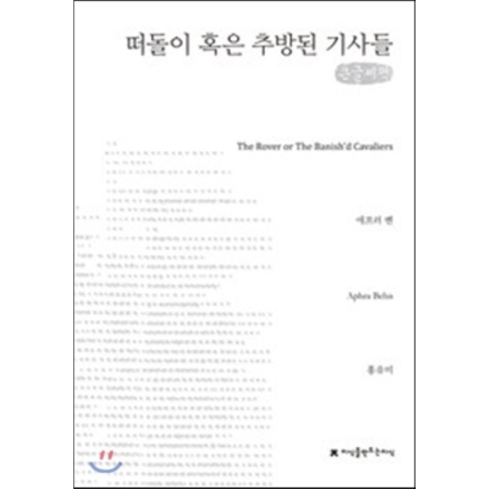 떠돌이 혹은 추방된 기사들 큰글씨책, 지식을만드는지식(지만지)