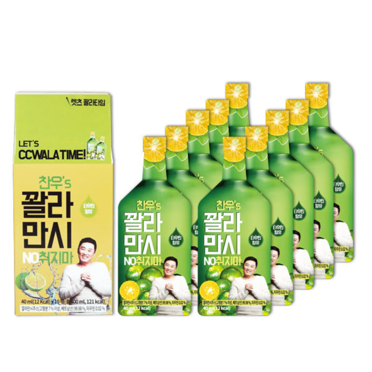 정찬우의 꽐라만시 40ml X 30팩 / 소주에 타먹는 깔라만시