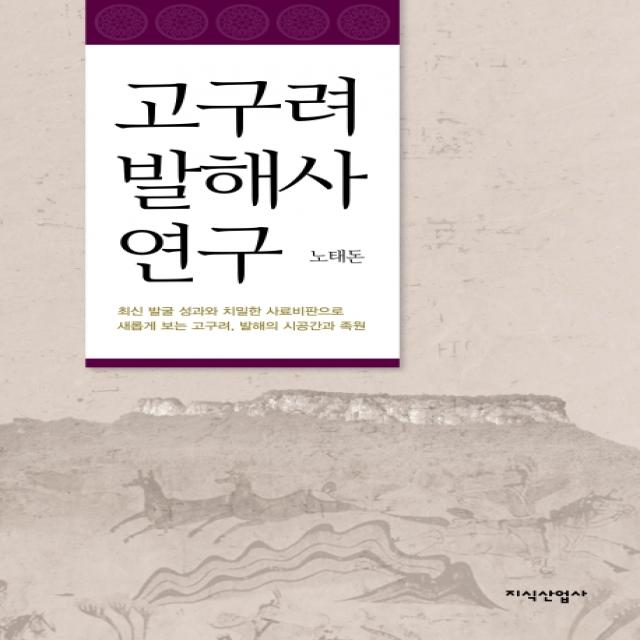 고구려 발해사 연구:최신 발굴 성과와 치밀한 사료비판으로 새롭게 보는 고구려 발해의 시공간, 지식산업사