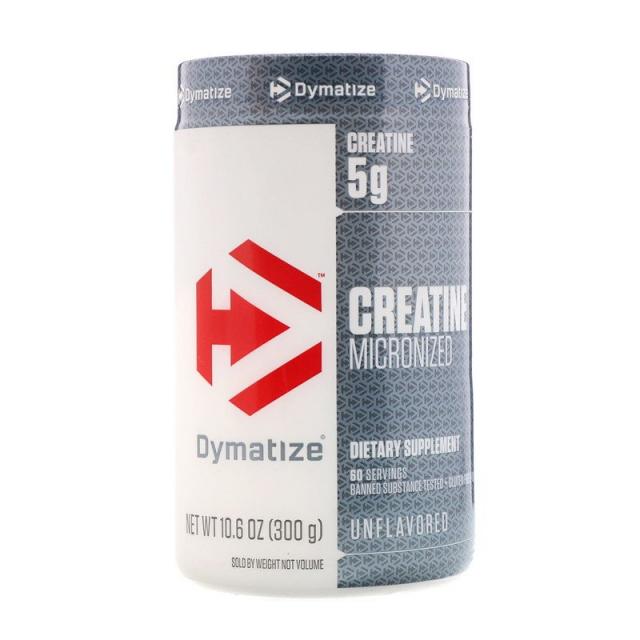 다이마티즈 뉴트리션 DymatizeNutrition Creatine Micronized 미분화된 크레아틴 무맛 300 g(10.6 oz), 2개묶음(5%할인), 1개