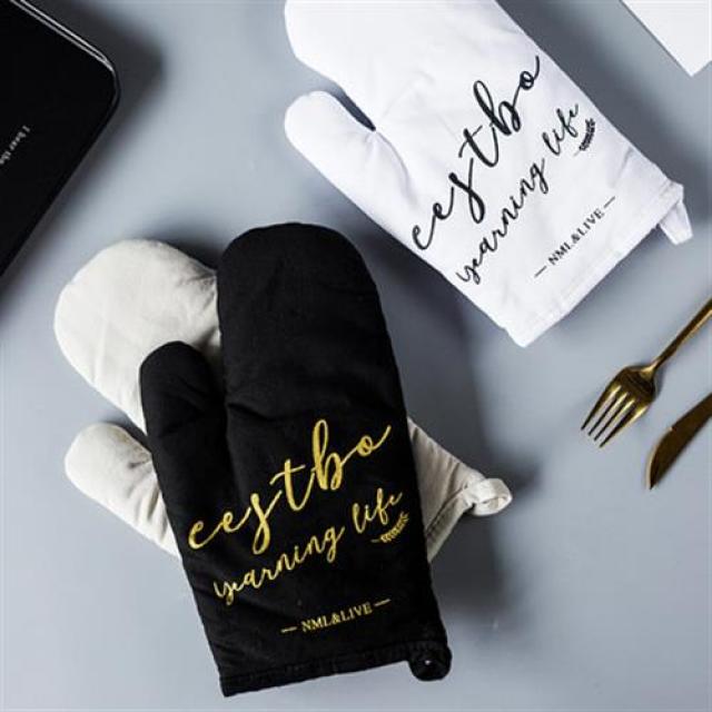 오븐장갑 오븐용 단열 장갑은 고온에 강한 열 방지 전자레인지 방열 베이킹 내 오븐 주방 가정용, 03 (예매 30일 배송) SDL219 그레