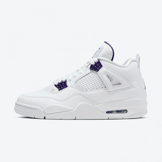 나이키 [공식판매처] 에어조던4 메탈릭 코트 퍼플 Nike Air Jordan 4 Metallic Court Purple CT8527-115 류씨네편집샵