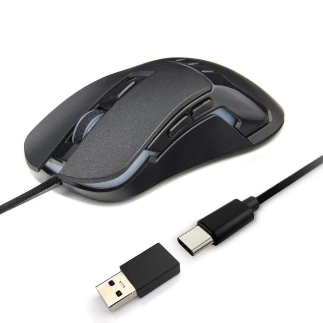 SUMWE C타입 마우스 for Macbook, 까만색