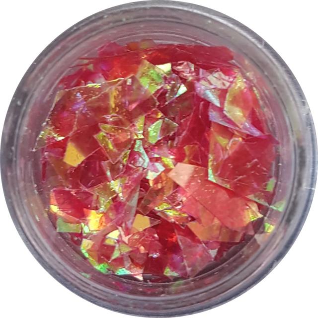 네일쎈 네일아트 난사글리터 네일글리터, 1개, KR-25(레인보우 레드)