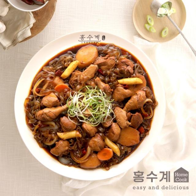 [홍수계홈쿡] 홍수계찜닭 고품격 밀키트 국내산 냉장 안동찜닭 3~4인분 2kg