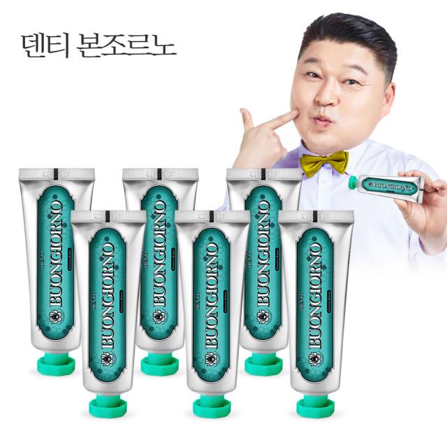 덴티본조르노 구취치약 (100g 6개)/치약추천/칫솔추천, 단품