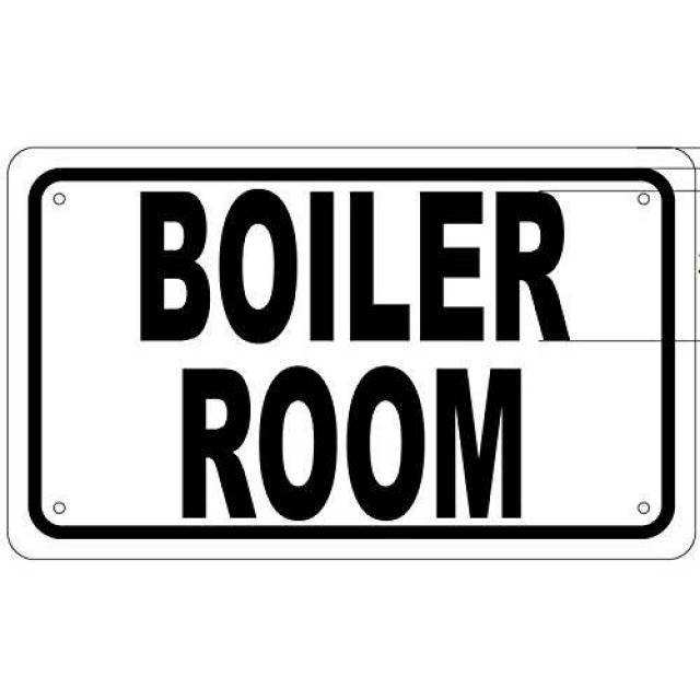 보일러 실 표시 (흰색 6x10 알루미늄 녹 방지) BOILER ROOM SIGN/8655274, 상세내용참조
