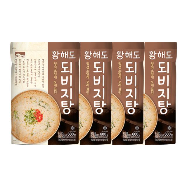 고향식품 옛맛 황해도 되비지탕600g x 4개, 600g