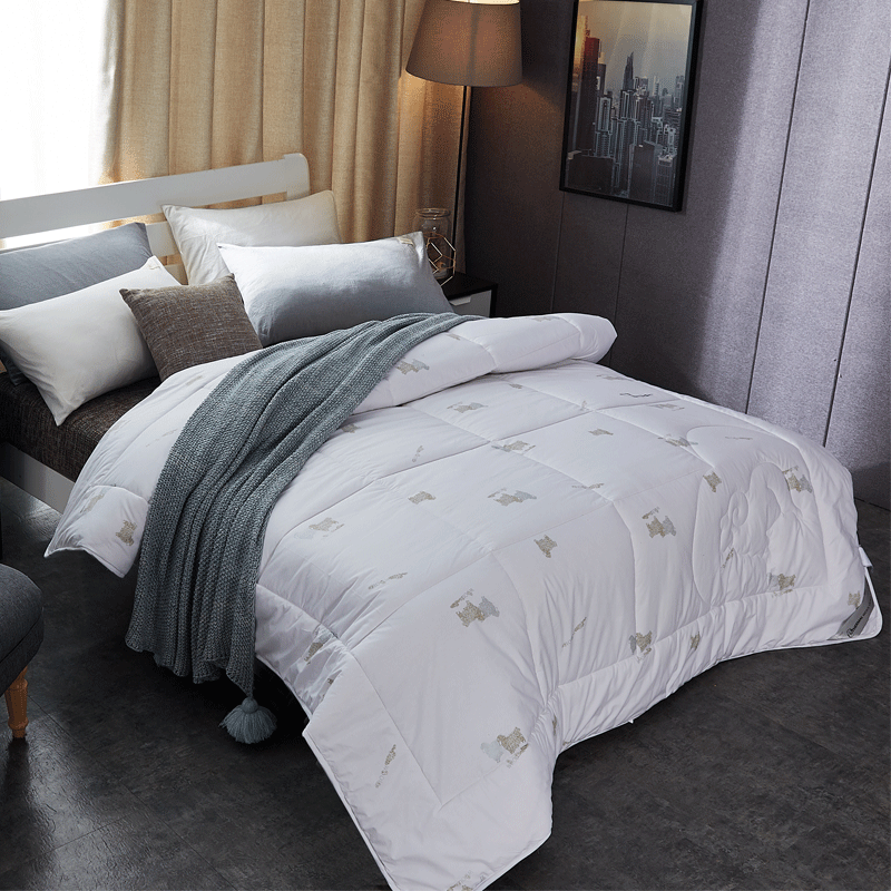 양모이불솜 국제 순면 양모 순면이불 겨울이불 100양모 이불 두꺼운 결혼축하 보온이불 요, C01-순면 양모-카사 화이트