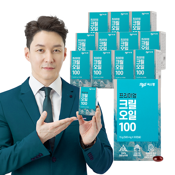 씨스팡 크릴오일100 12박스, 500mg x 30캡슐 x 12Box