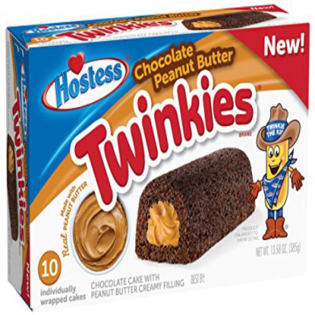 Hostess Twinkies 13.5oz (Chocolate Peanut Butter) 안주인 트 윙키 382.7g (초콜릿 땅콩 버터), 1