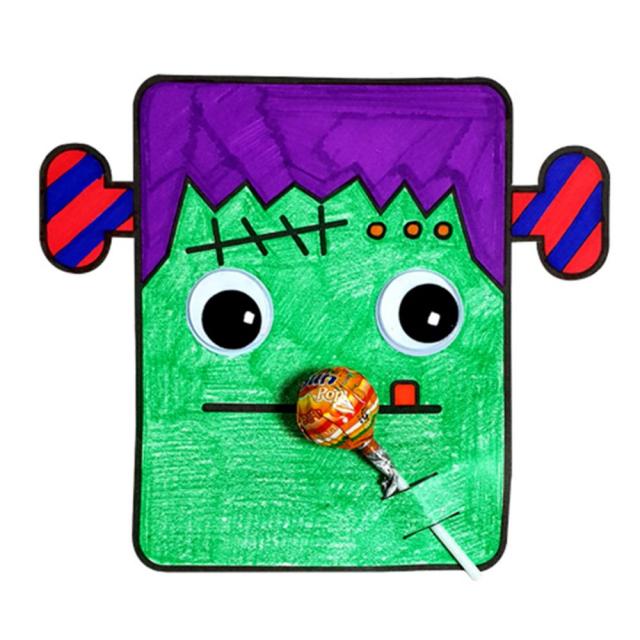 캔디 Making 묶음 프랑켄슈타인 Halloween 공작품 십ea + 88225칠닷, 이 상품이 맘에 들어여!