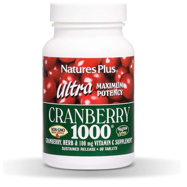 해외 Natures Plus Cranberry 1000mg 크랜베리 90정, 1개, 제품제목참조