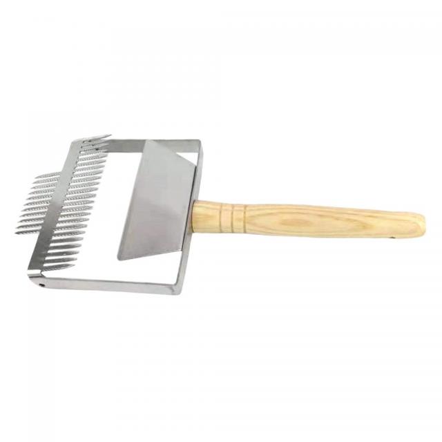 JC 두 배이 스테인리스 양봉 벌통 Uncapping 꿀 포크를 넓히십시오