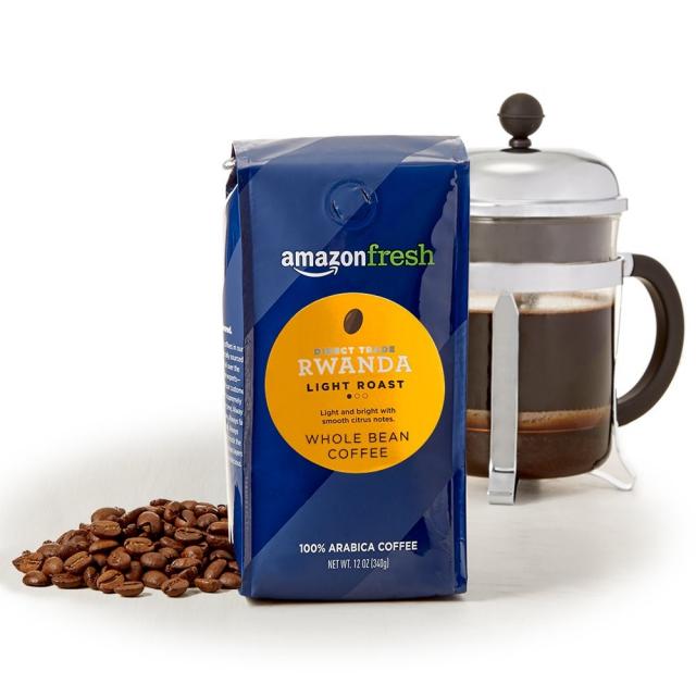 AmazonFresh 직거래 르완다 원두 커피 라이트 로스트 12oz, 선택, 상세설명참조