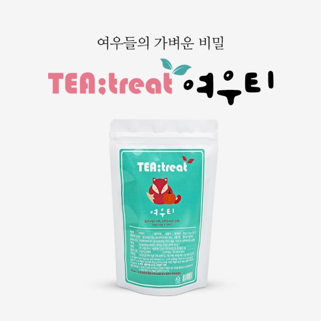 티트리트 여우티 팥호박차, 1.5g, 100개