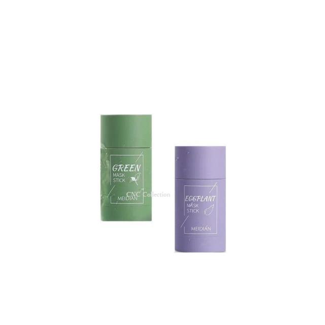 GREEN TEA CLEANSING MASK 1+1 오일 컨트롤 클린 더스트 보습 솔리드 마스크 정장 그린티 스틱+가지 스틱, 그린티 스틱+가지 스틱