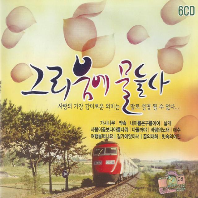 그리움에물들다 6cd /총98곡/가시나무/리메이크앨범/약속/님은먼곳에/발라드/강촌/라이브/카페/미사리/사은품cd증정