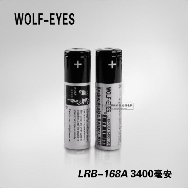 충전용배터리 늑대눈 WOLFEYES18650 리튬건전지 168A3400 밀리안 곧장 돌진함 대용량 부품 3787029835, LRB-168A (3400mAh )한