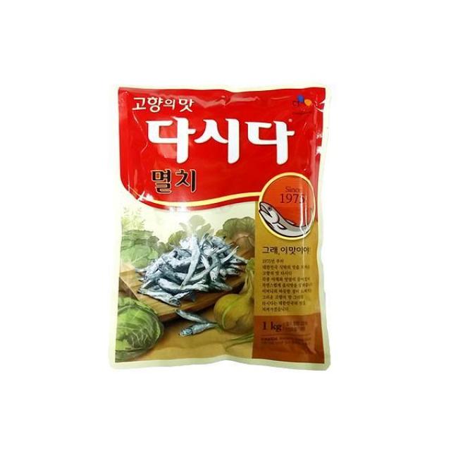 밀라노줌 식자재 식당 양념 조미료 멸치다시다 백설 1kg 1BOX 10EA, 1