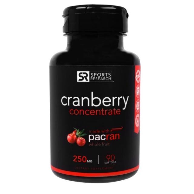 Sports Research Cranberry 스포츠리서치 크랜베리 콘센트레이트 250mg 90캡슐X2개