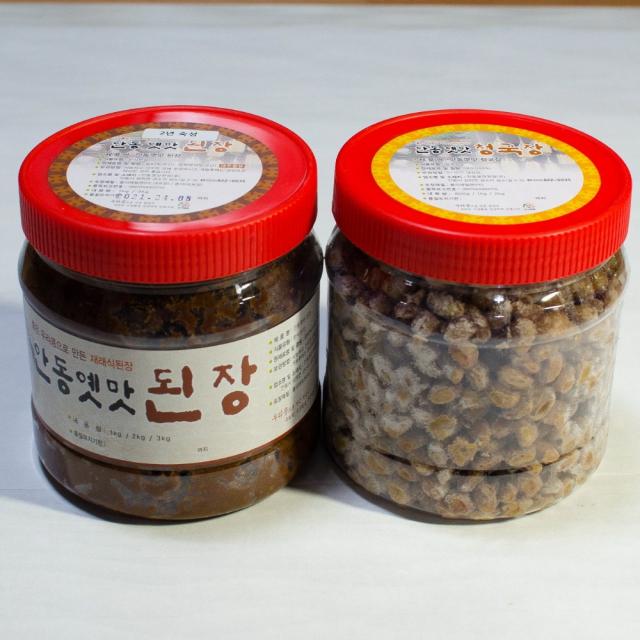 안동옛맛된장 재래식된장+청국장, 1세트, 1800g