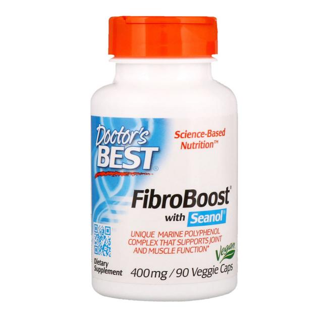 Doctors Best 닥터스베스트 FibroBoost 씨놀 400mg with Seanol 400 mg, 90캡, 1개