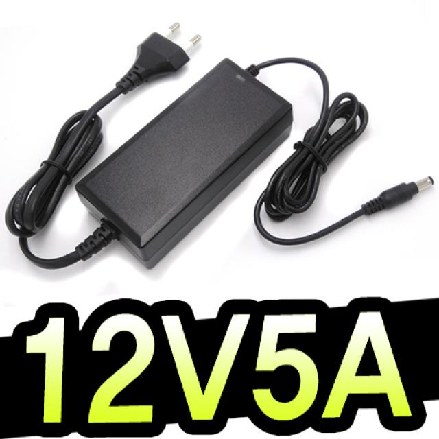 명호전자 12V아답터 모음전 12V모니터어댑터 12V0.5A~12V10A까지 보유, 33. 12V5A전원선일체형