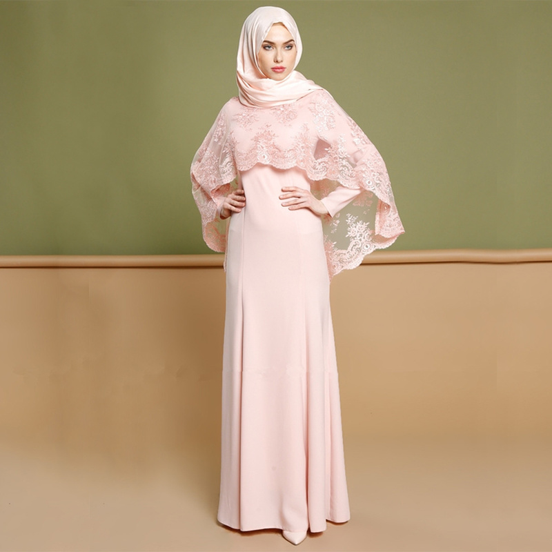 두 조각 세트 자수 abaya 여성 이슬람 드레스 kaftan 가운 기모노 이드 라마단 이슬람 예배 서비스 드레스 민족 의상