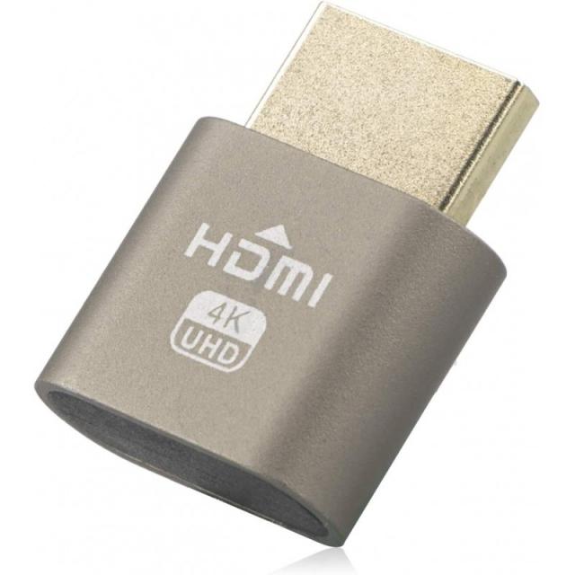 더미 HDMI 시트 헤드리스 고스트 ©암호화폐 채굴을 위한 셰드름 HDMI 1.4-DDC 디스플레이 어댑터(1920, 1