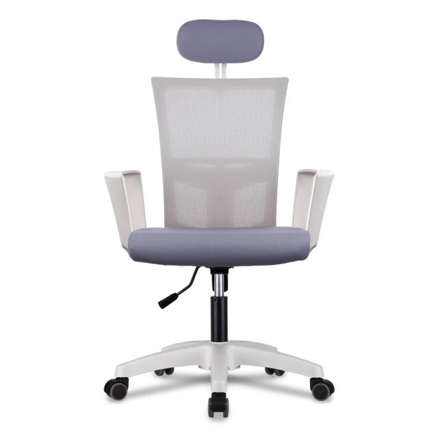 체어스코 네이처 컴퓨터의자 화이트바디 가성비세트 메탈그레이