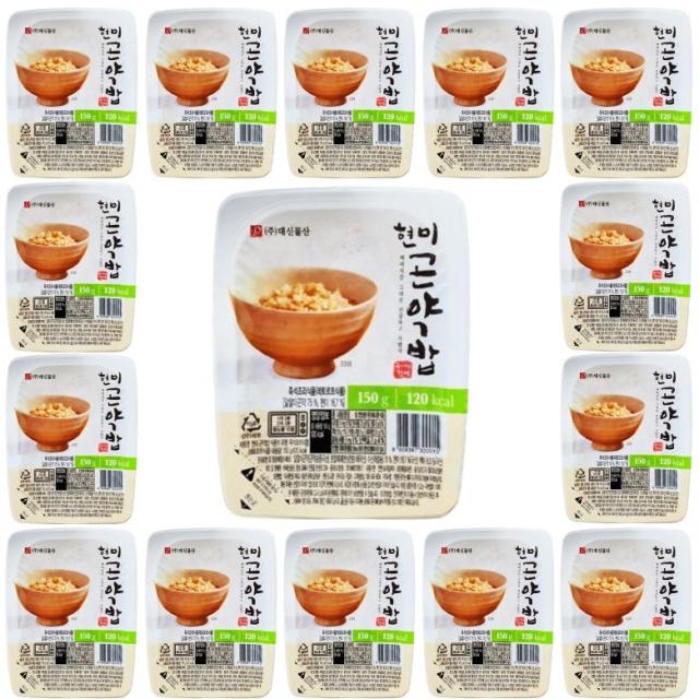 대신곤약 현미곤약 즉석밥, 150g, 15개