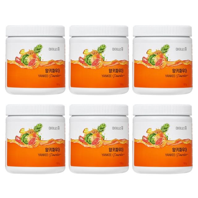 마이너스핏 양키파우더, 6박스