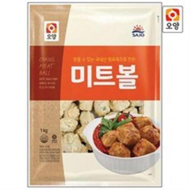 대한민국장사꾼 사조오양 미트볼 1kg, 5개, 1kg