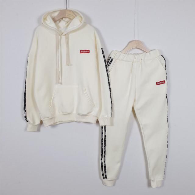[말괄량이]슈프림 기모 후드세트 남녀공용 여아 남아 초등학생옷 상하의세트 기본핏