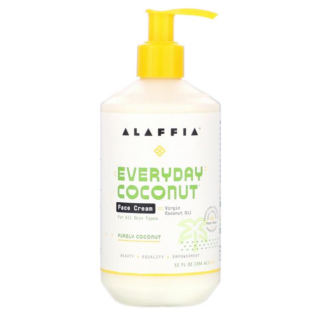 Alaffia 알라피아 Everyday Coconut Face Cream 354ml, 1세트, .g